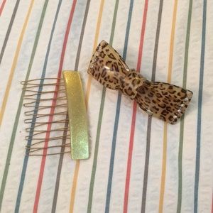 Two hair accessories